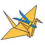 Paper Crane Icon For Rhett's Paper Cranes