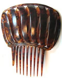 tortoiseshell hair comb
