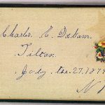 Charles DOCKMAN 1879 Autograph Book Page