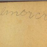 Elmer C CREIGHTON Autograph Book Page