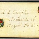 Frank B CREIGHTON 1877 Autograph Book Page