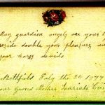 Laurinda CREIGHTON 1877 Autograph Book Page